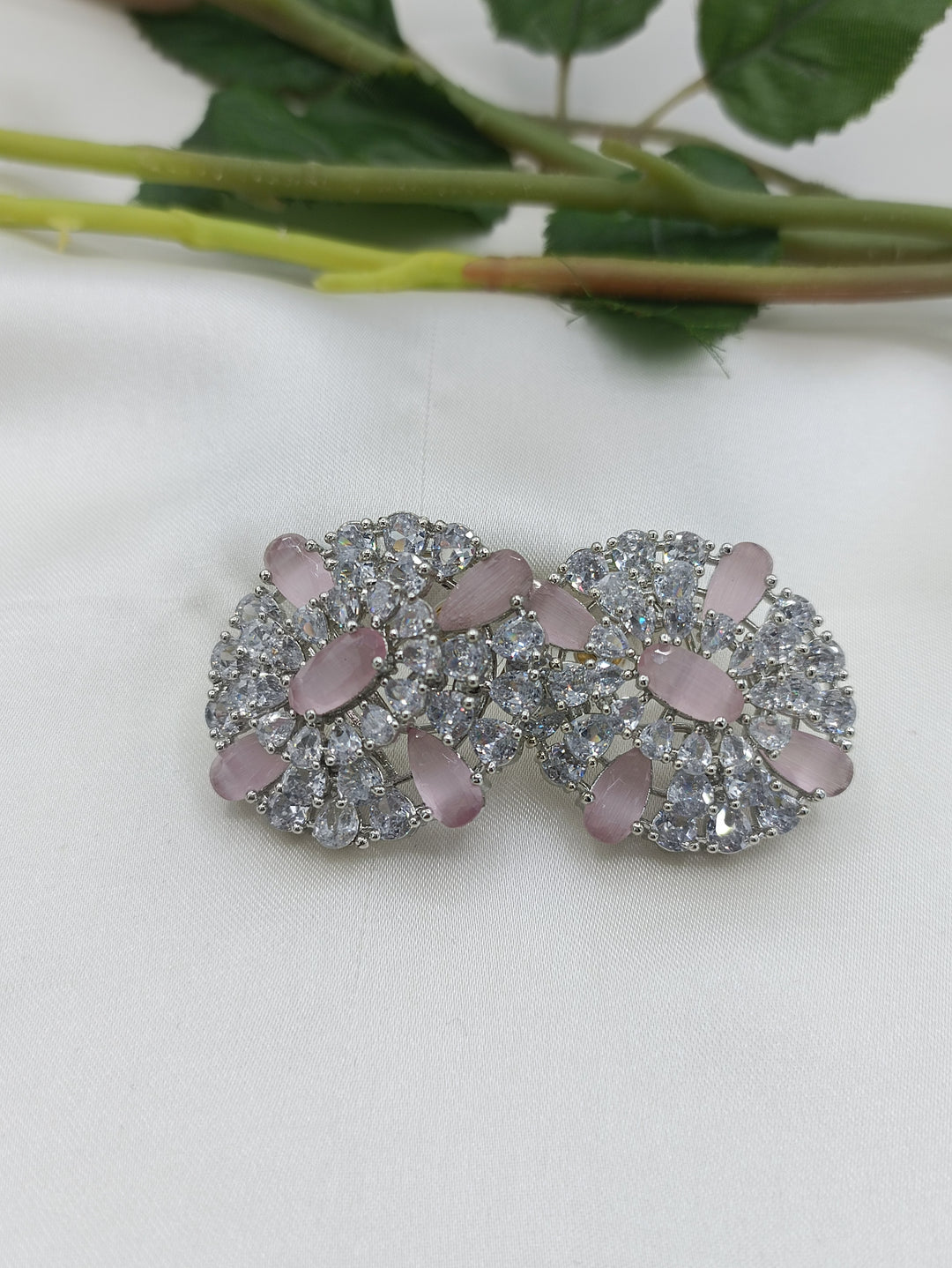 Jumbo floral studs