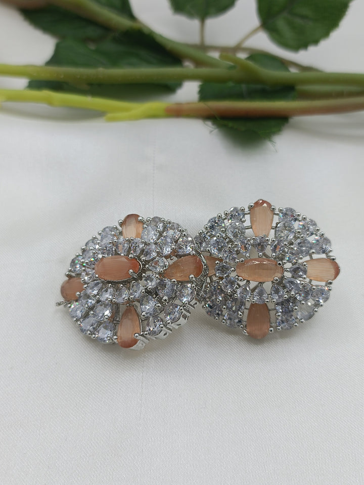 Jumbo floral studs