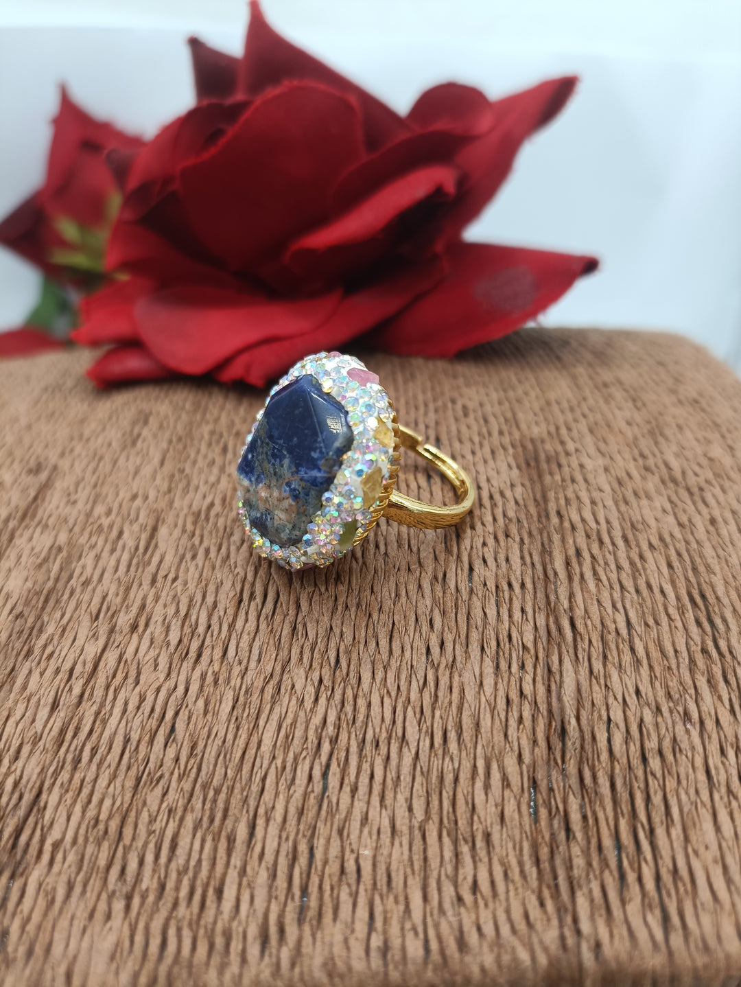 Afghani sapphire stone ring