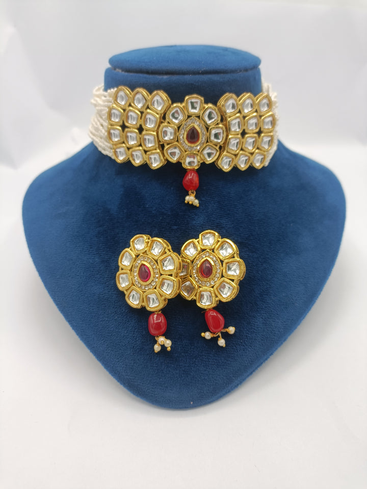 Ruby Kundan choker