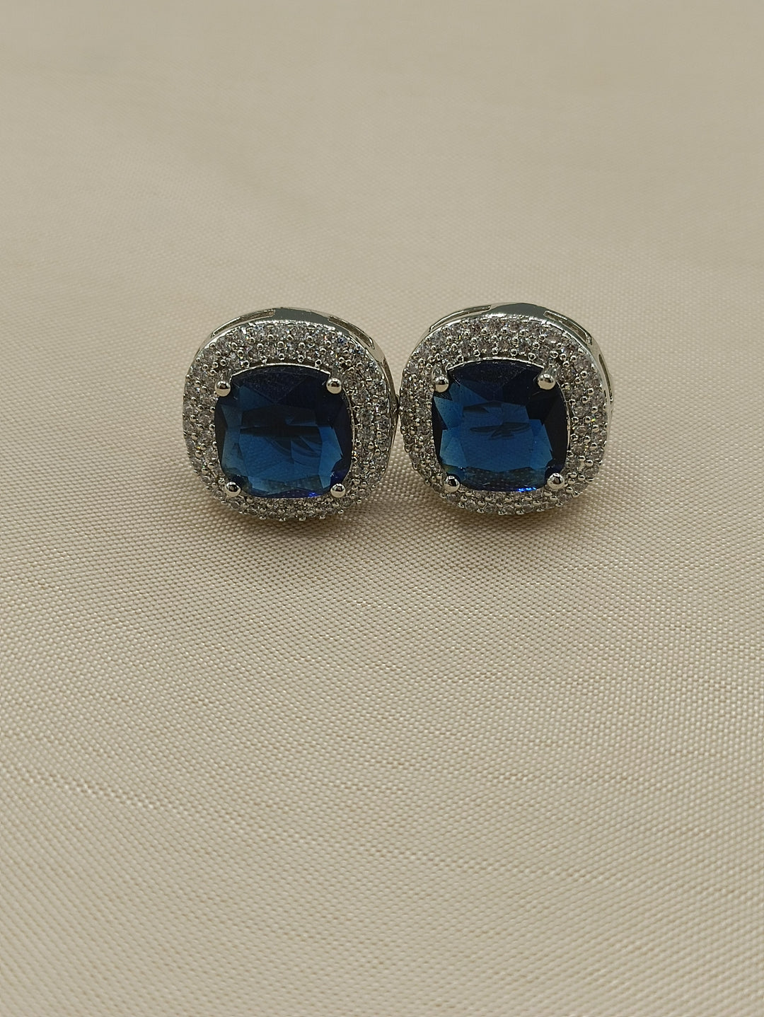 Square diamond studs