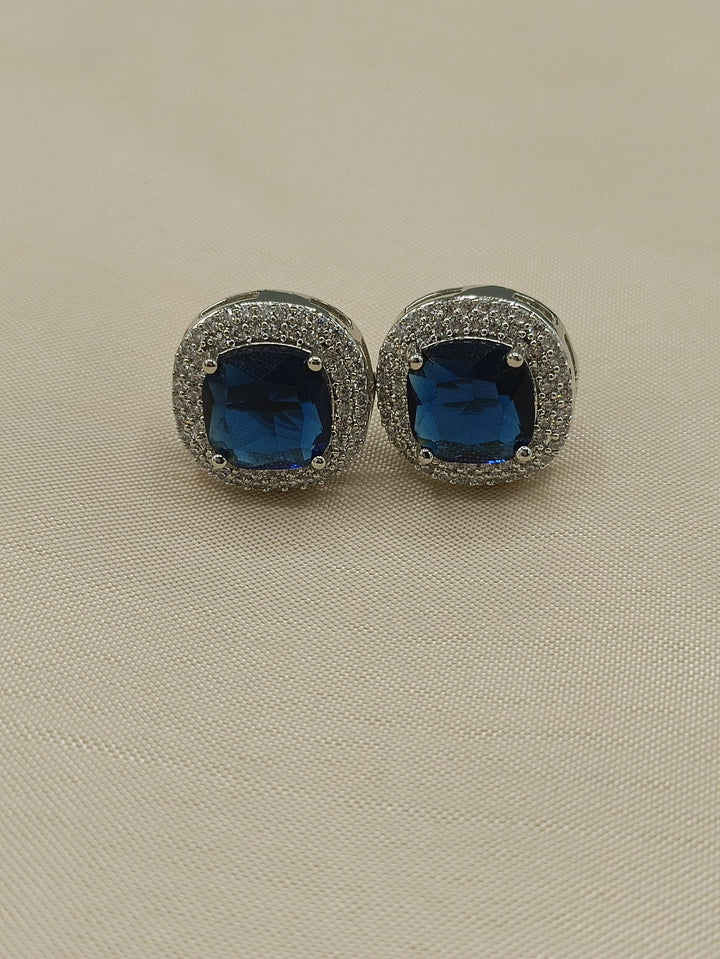 Square diamond studs