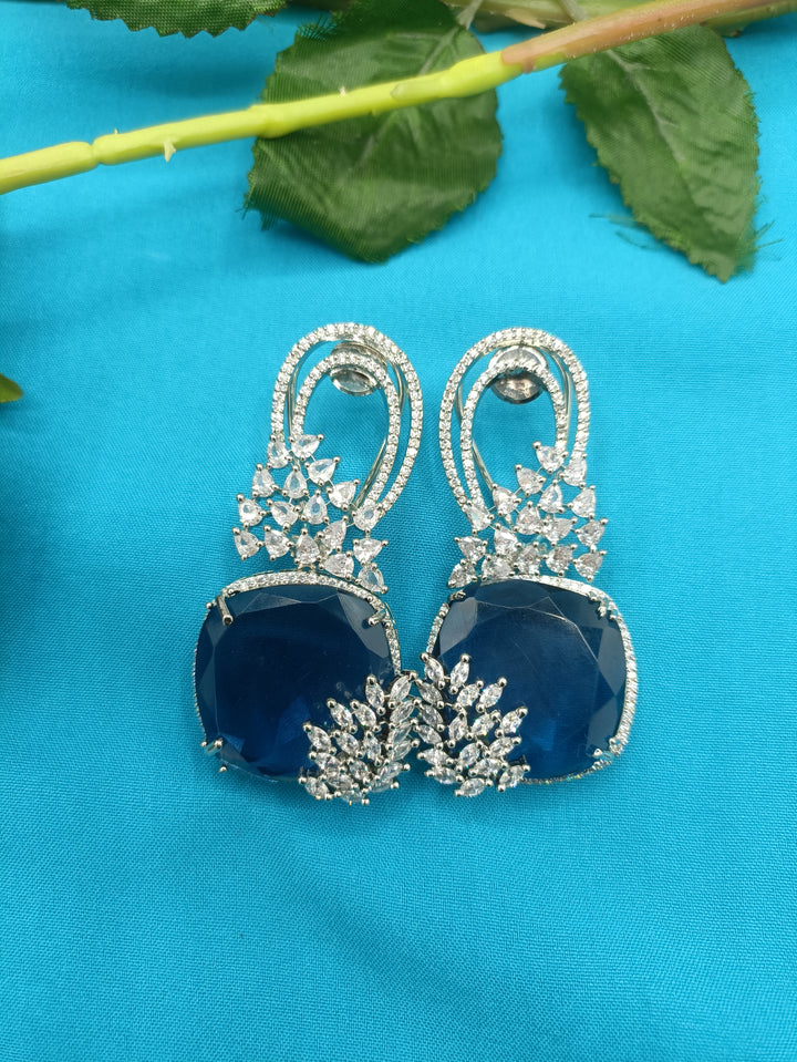 premium stone work earrings