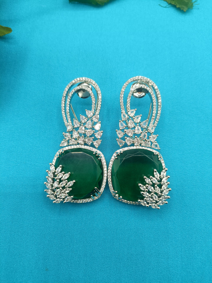 premium stone work earrings