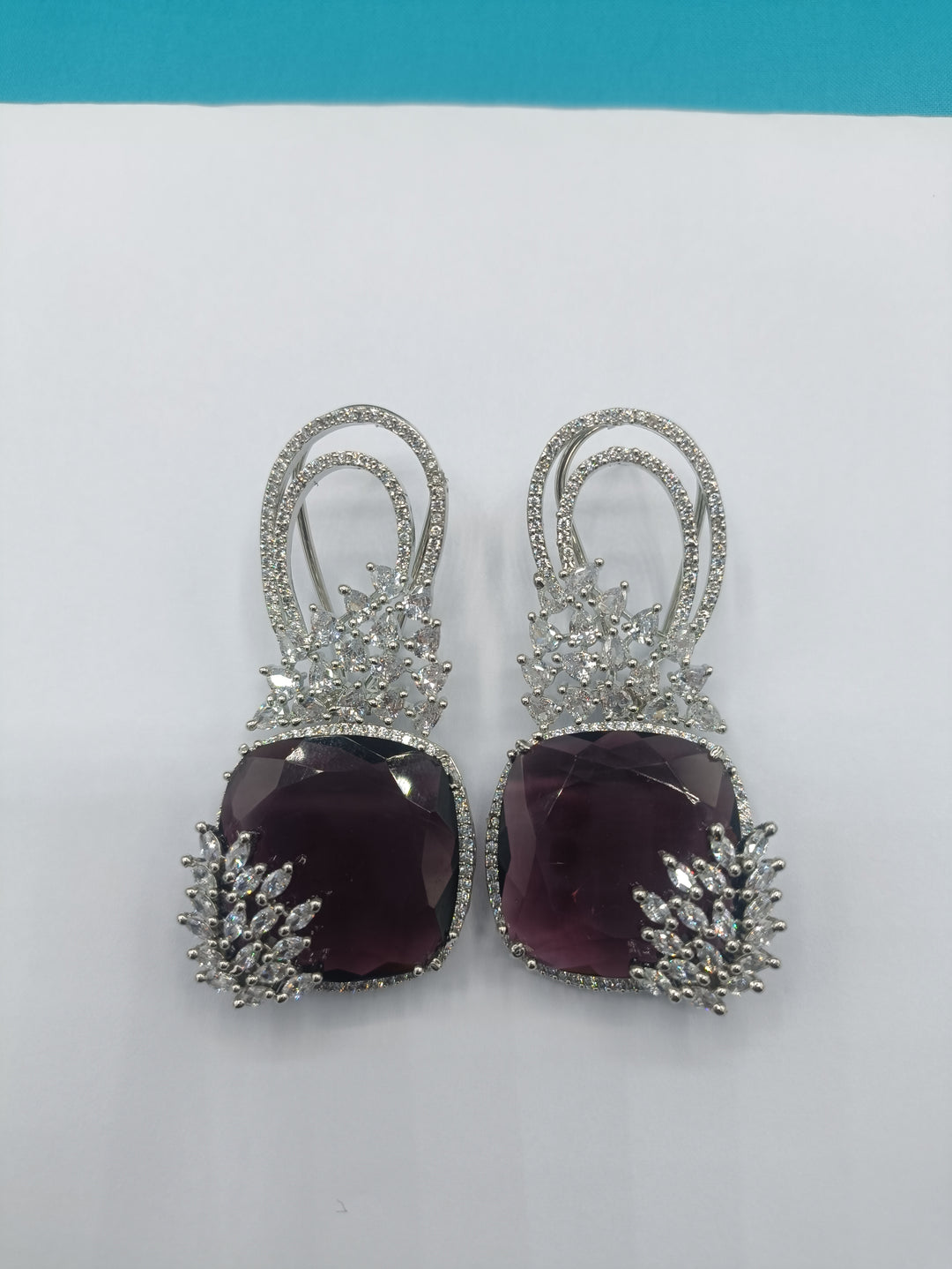 premium stone work earrings