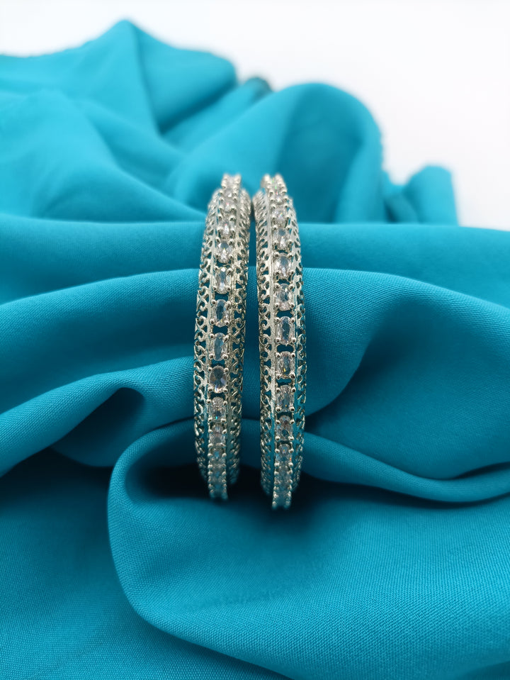 Silver platted American bangle