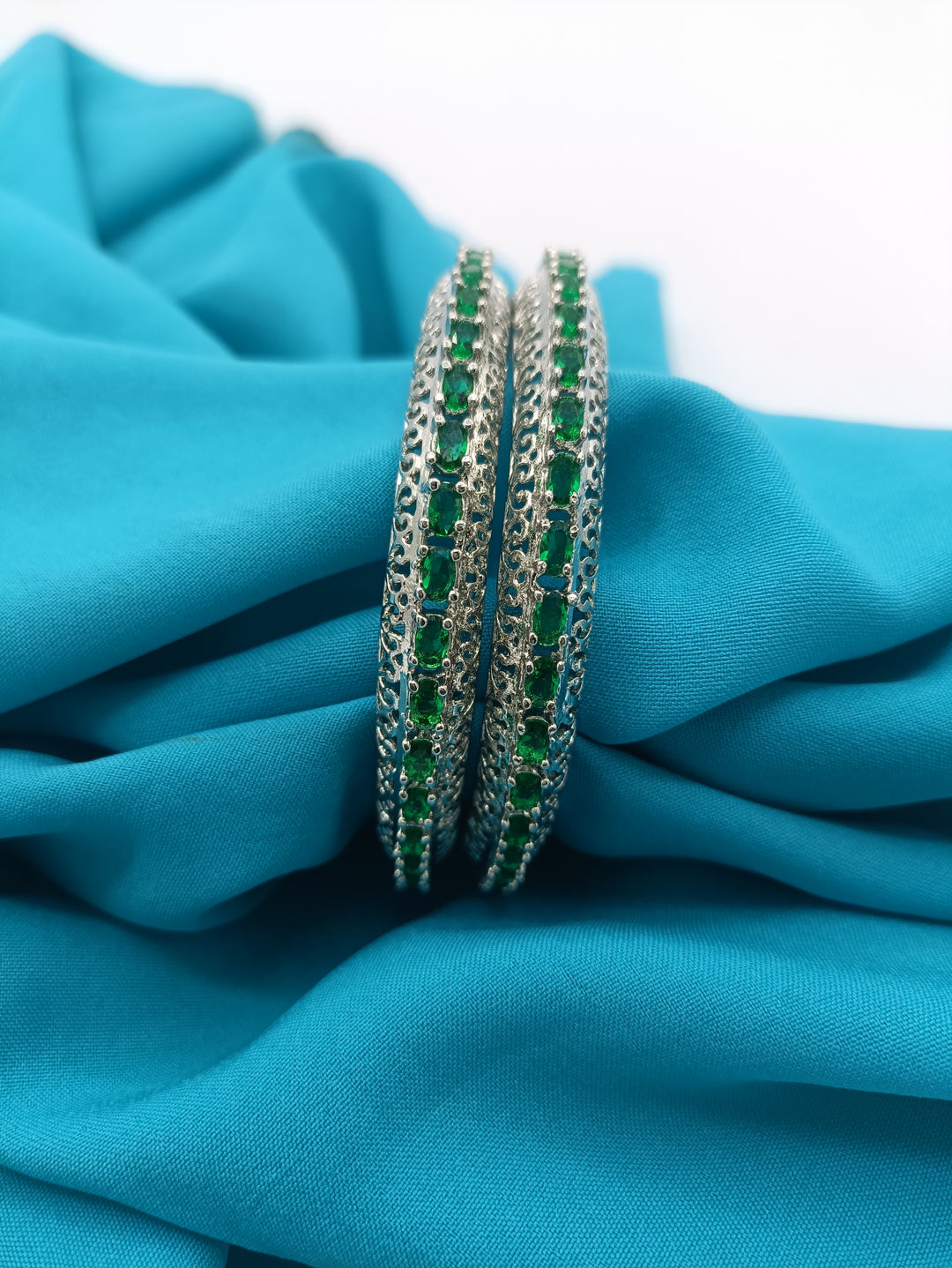 Silver platted American bangle