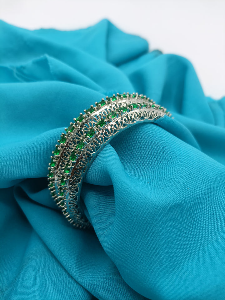 Silver platted American bangle