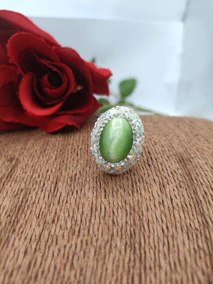 semiprecious stone ring