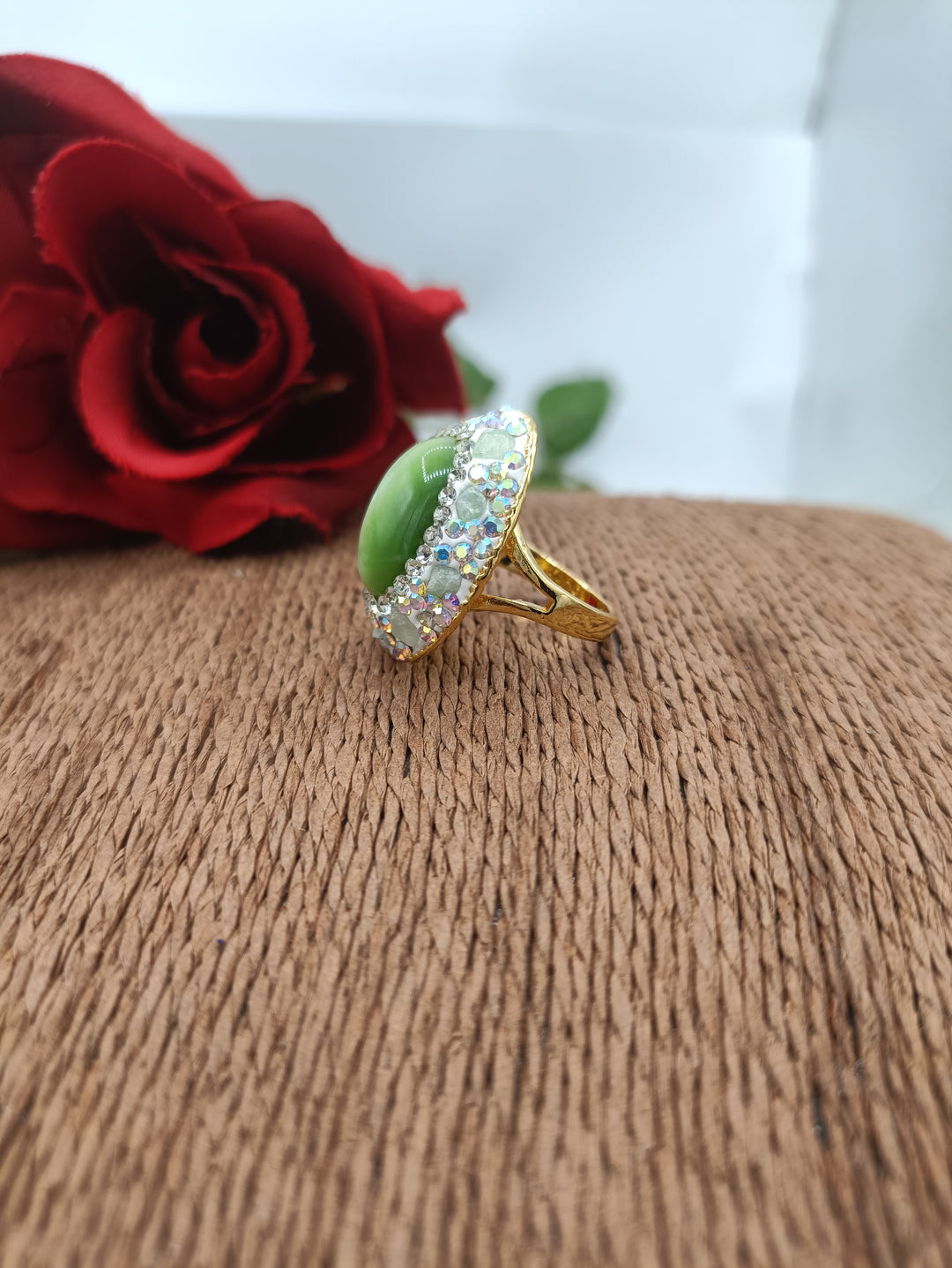 semiprecious stone ring