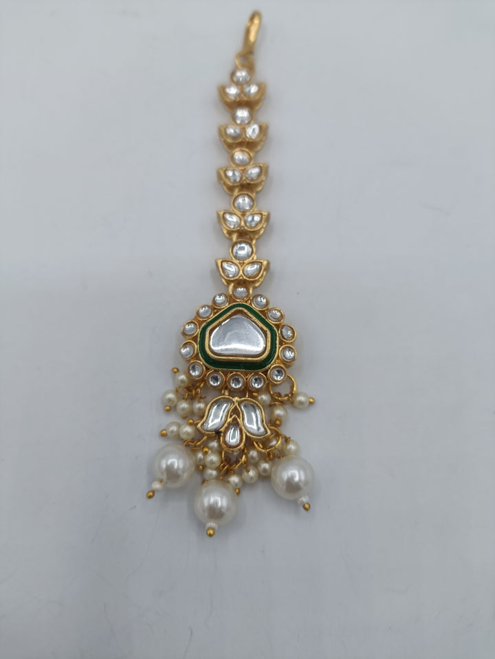 Sheesh kundan necklace