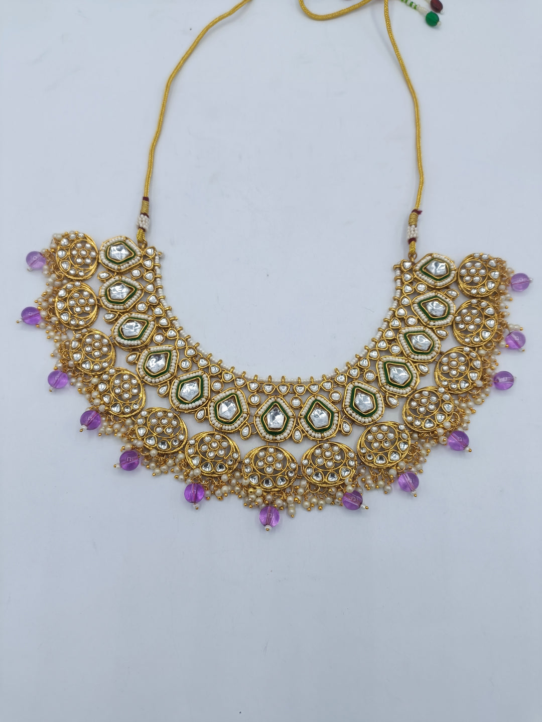 Sheesh kundan necklace
