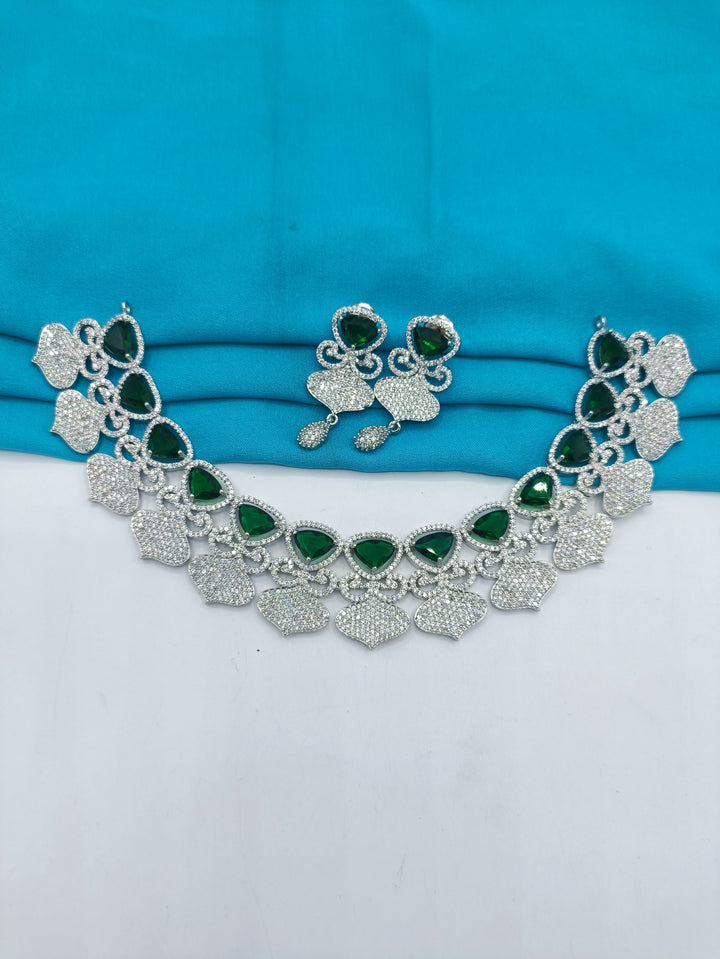 Pretty diamond cut necklace