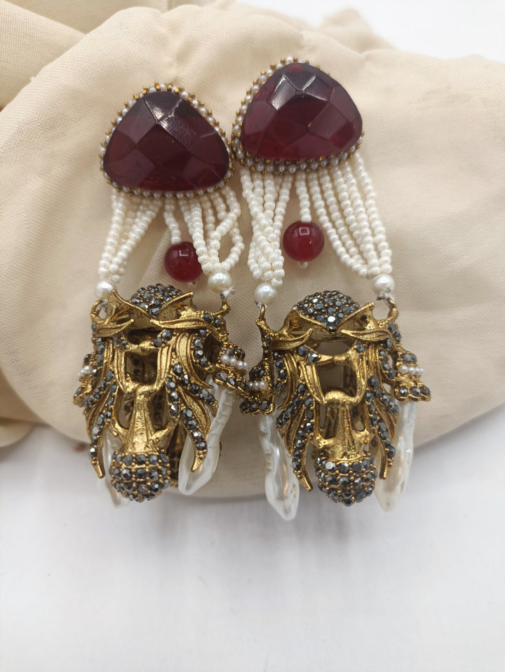 semiprecious earrings