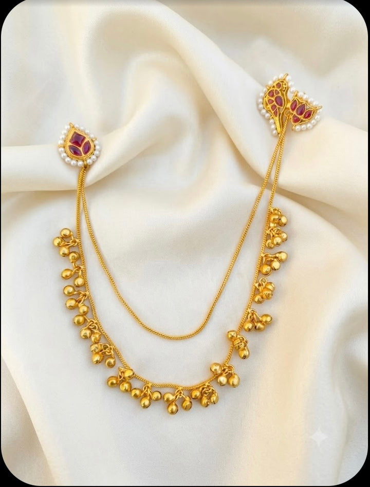 Gold-Plated Ear Chain