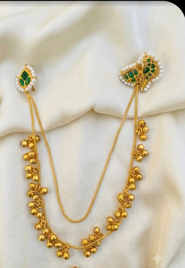 Gold-Plated Ear Chain