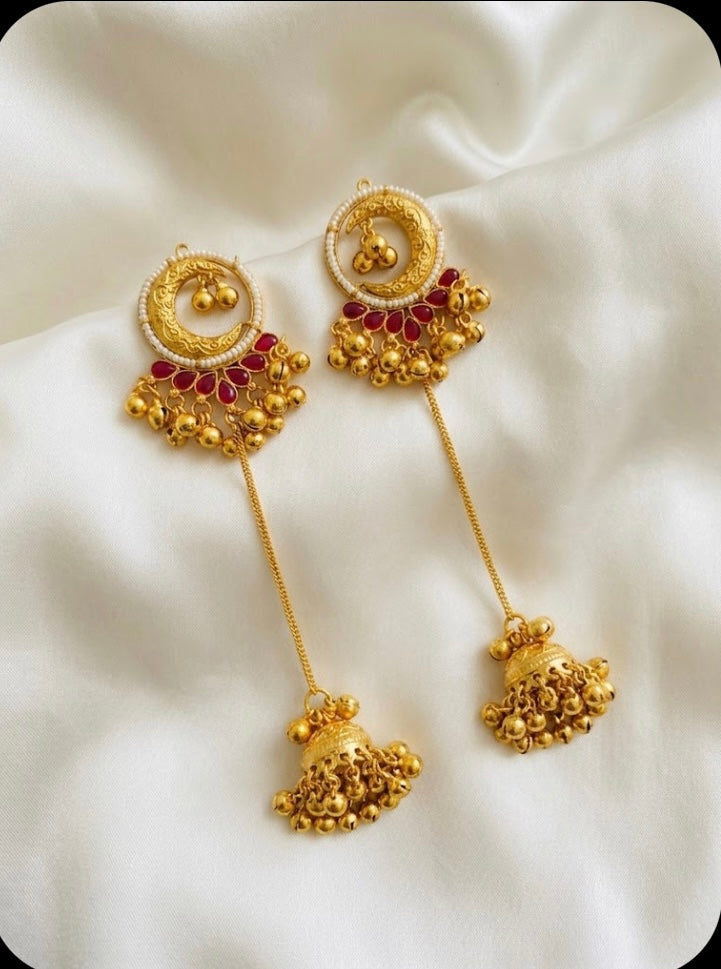 Sun stone earring