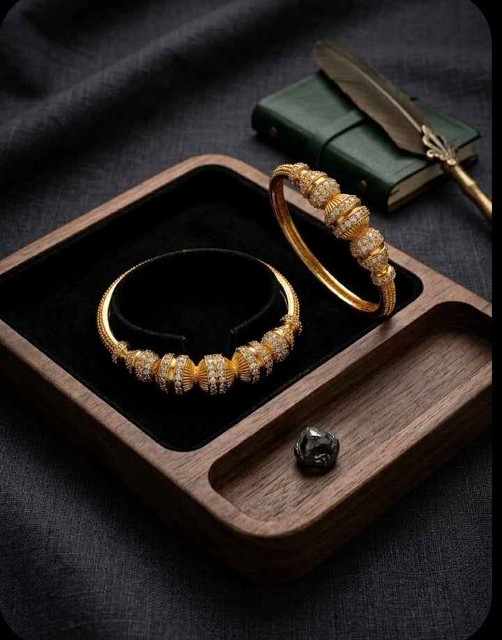Royal Gold-Tone Bangles