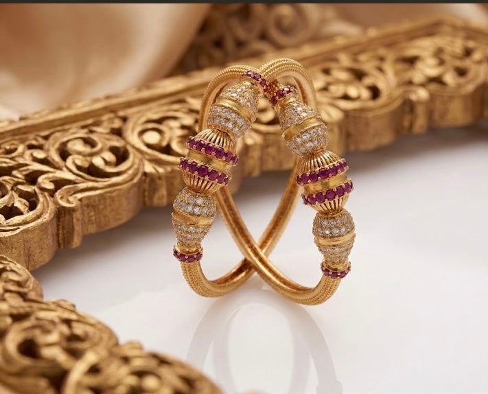Royal Gold-Tone Bangles