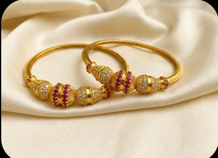 Royal Gold-Tone Bangles