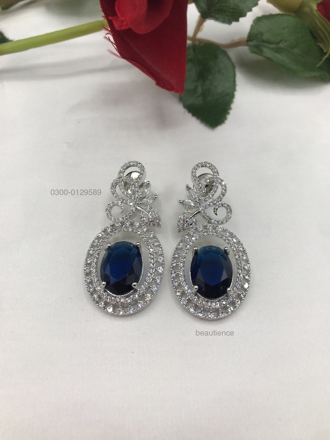 Silver platted earrings