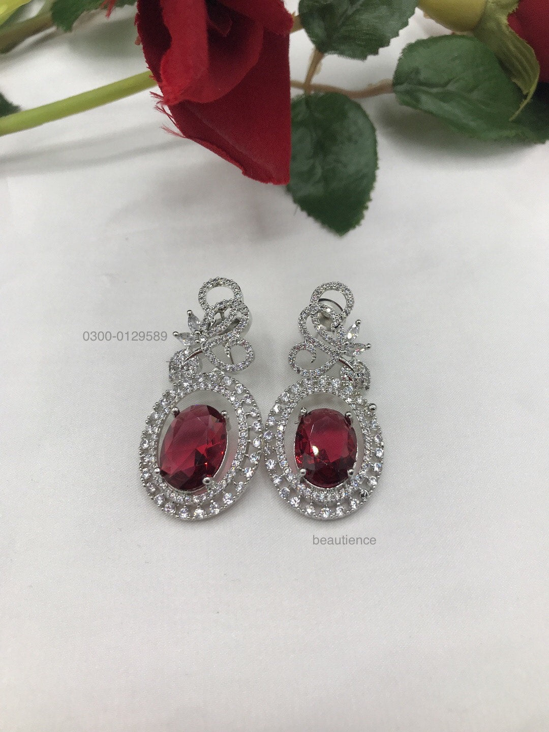 Silver platted earrings