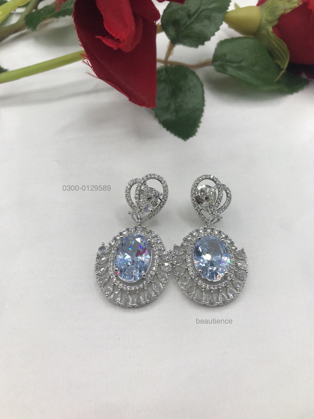 American diamond earrings