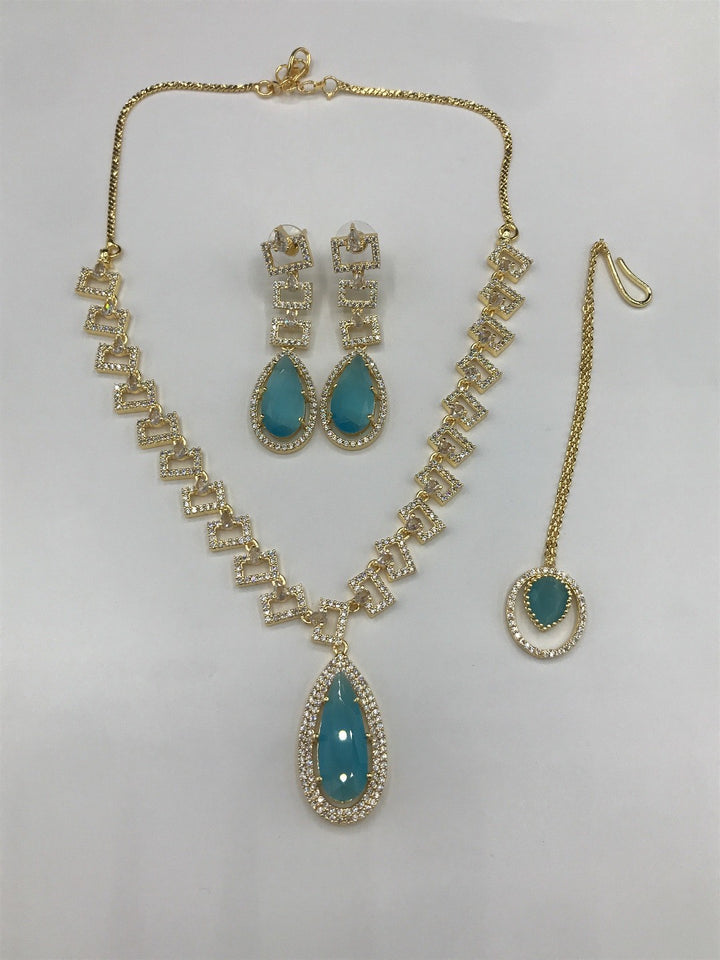 Gold platted neckline