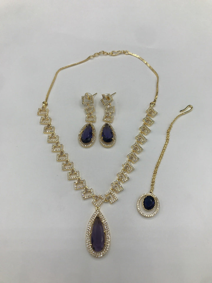 Gold platted neckline