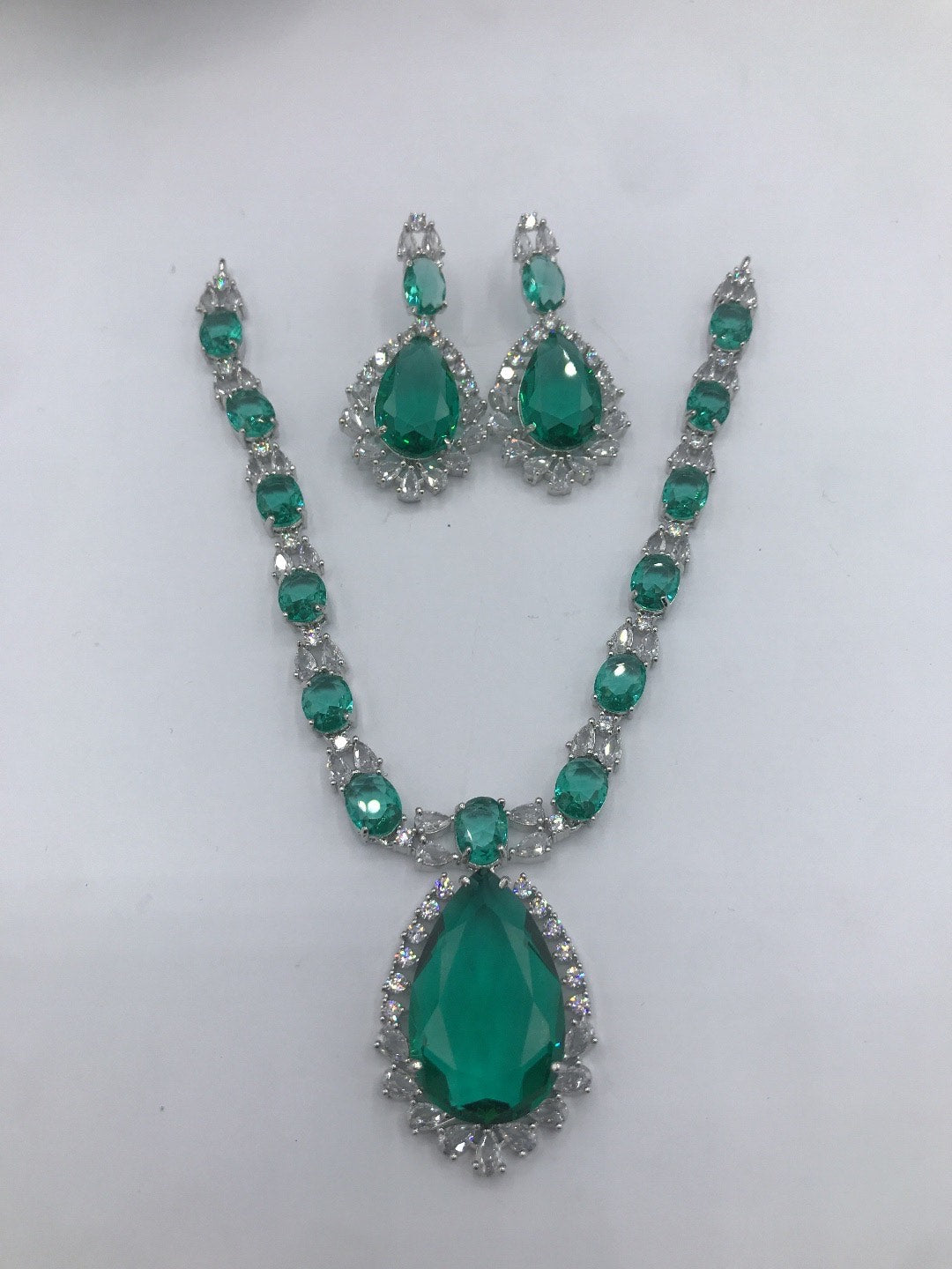 Stylish diamond neckline