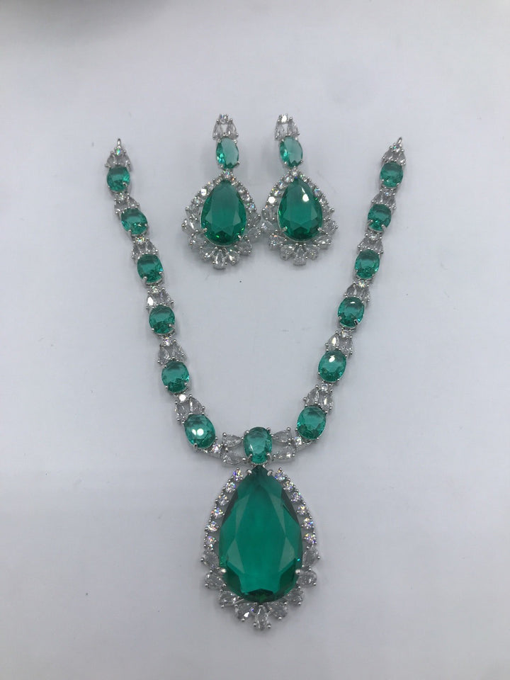 Stylish diamond neckline