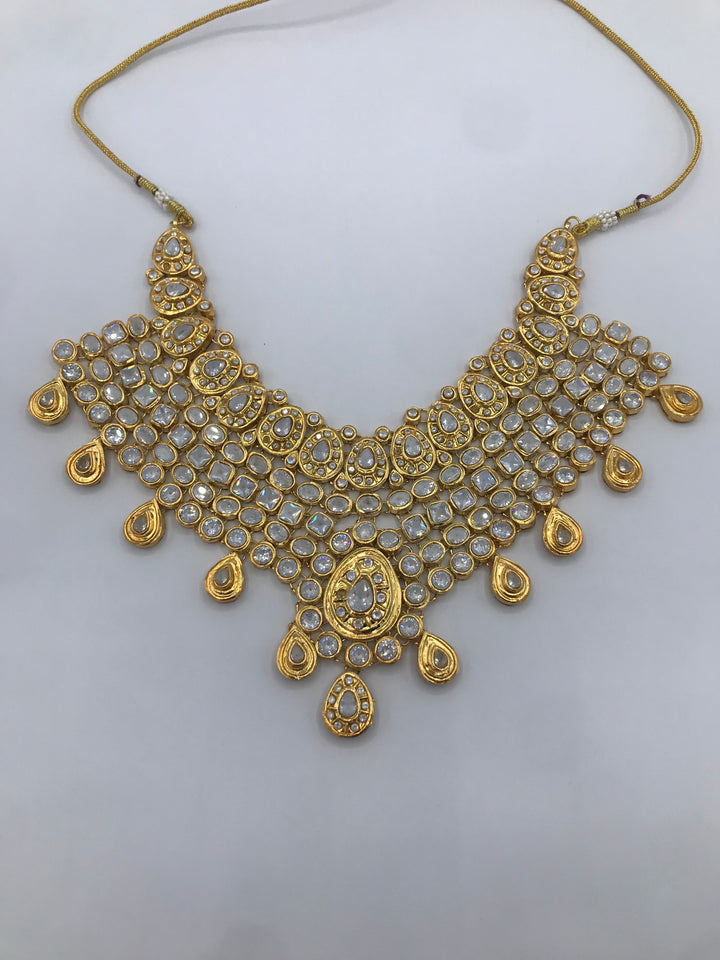 Kundan bridal set with real stones
