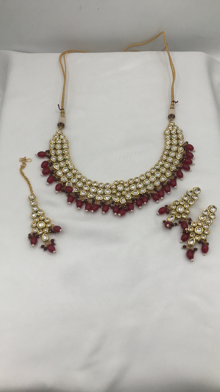 Luxury kundan bridal set