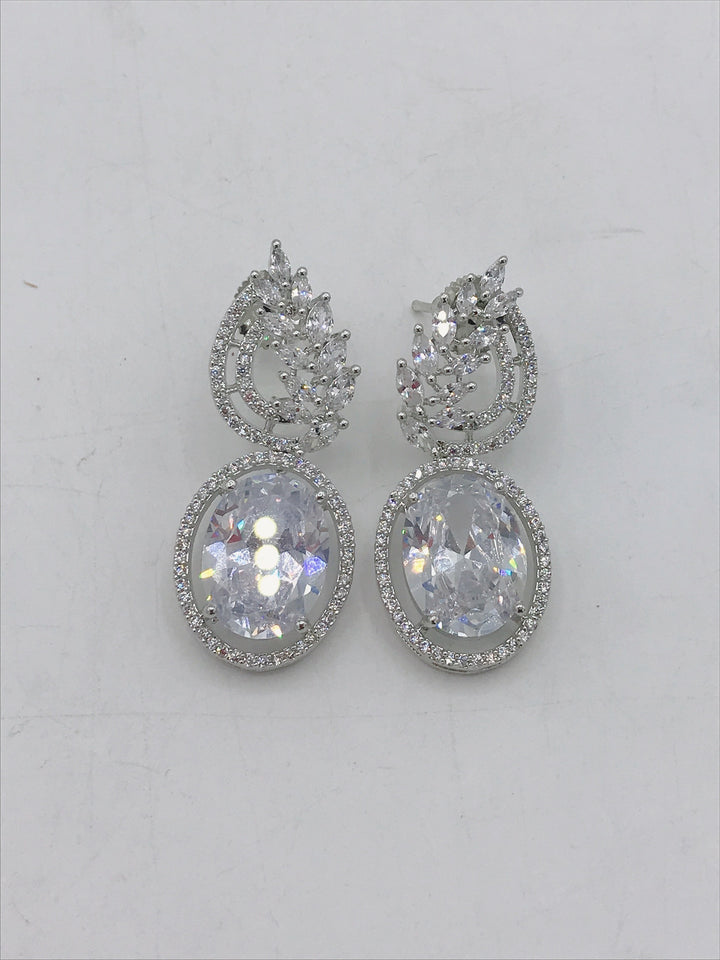 Statement diamond earrings