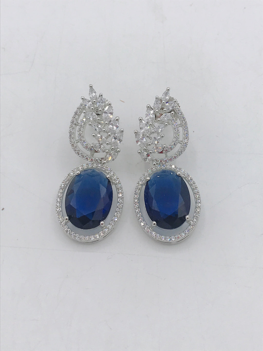 Statement diamond earrings