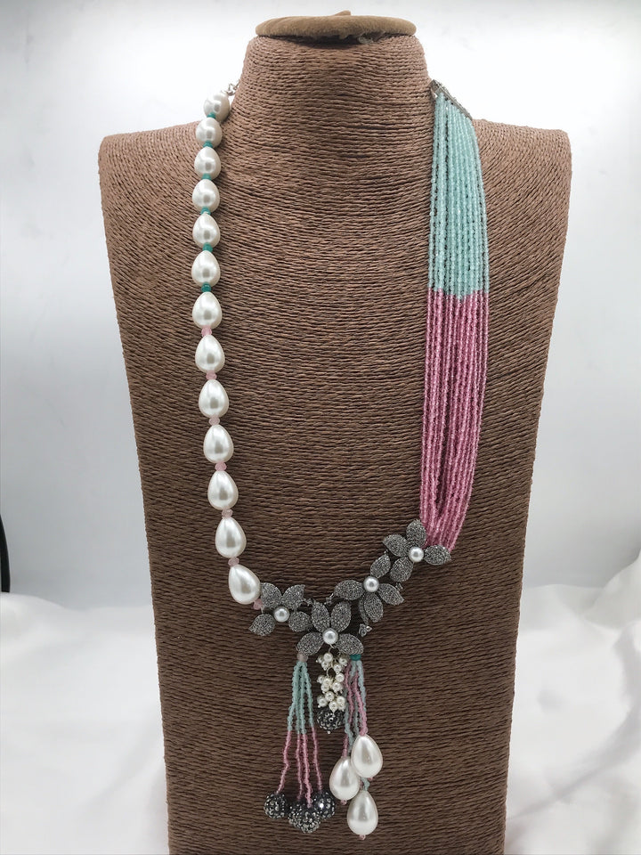 Floral long mala
