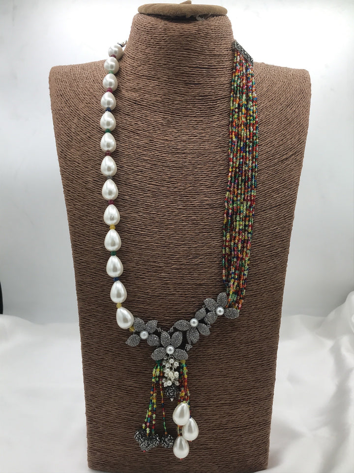Floral long mala