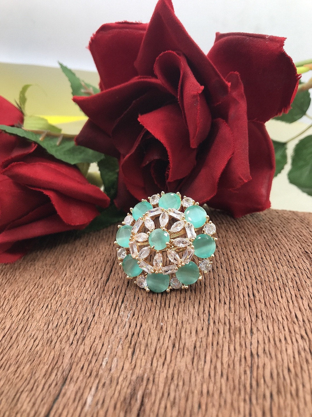 stunning stones ring