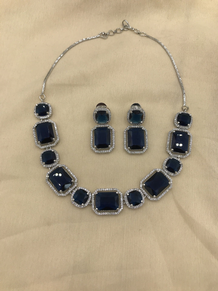 Russian doublet square necklace