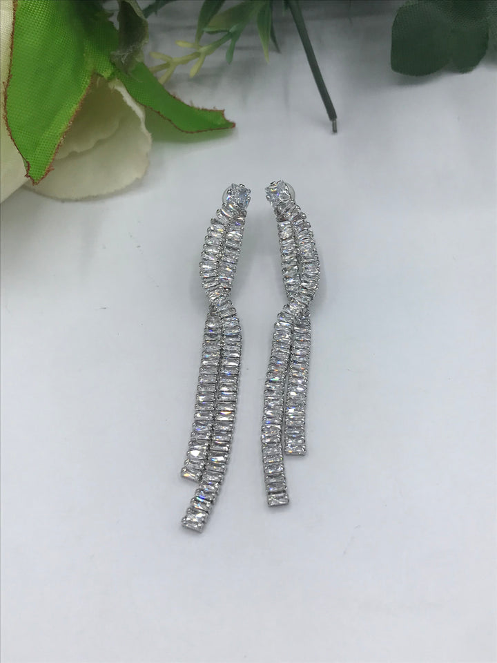 Statement diamond earrings