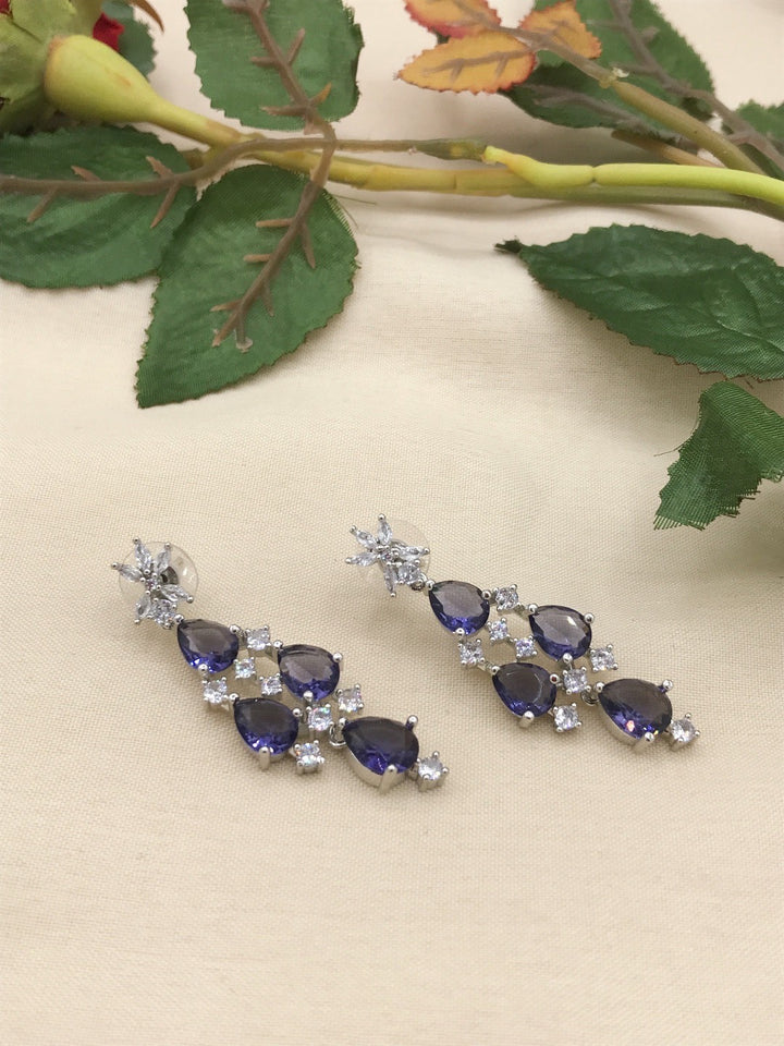 purple diamond neckline