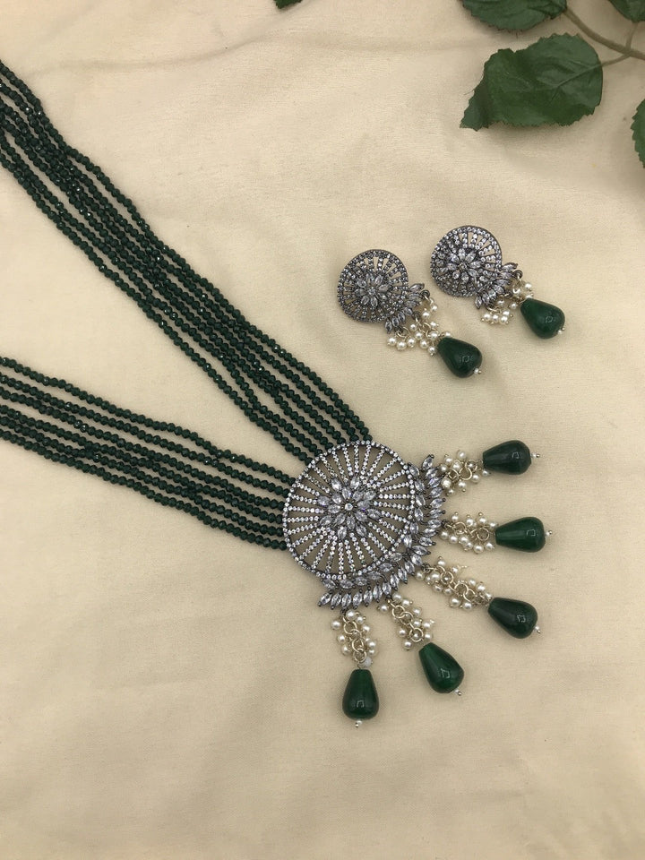 Long luxurious floral mala