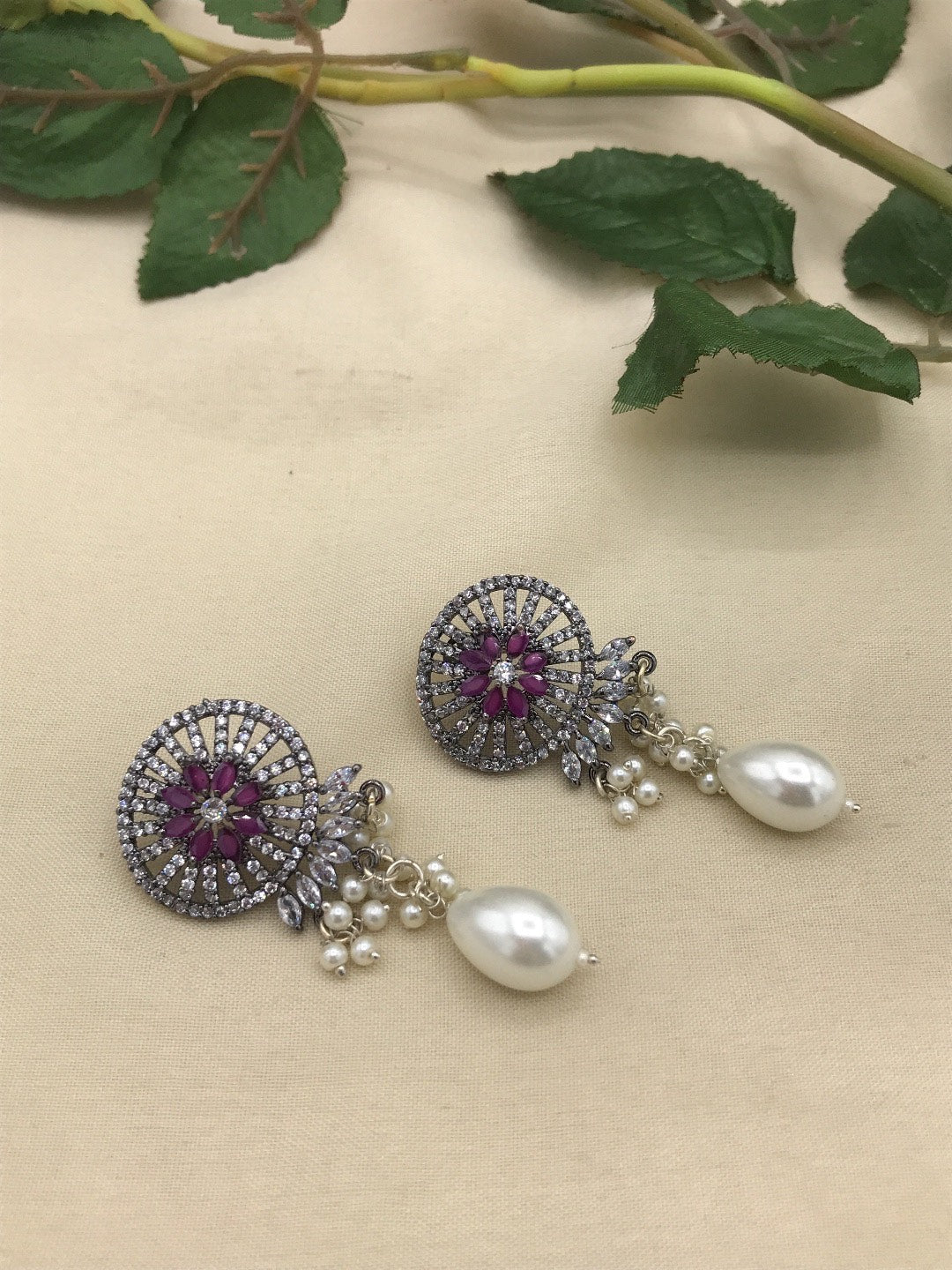 Long luxurious floral mala