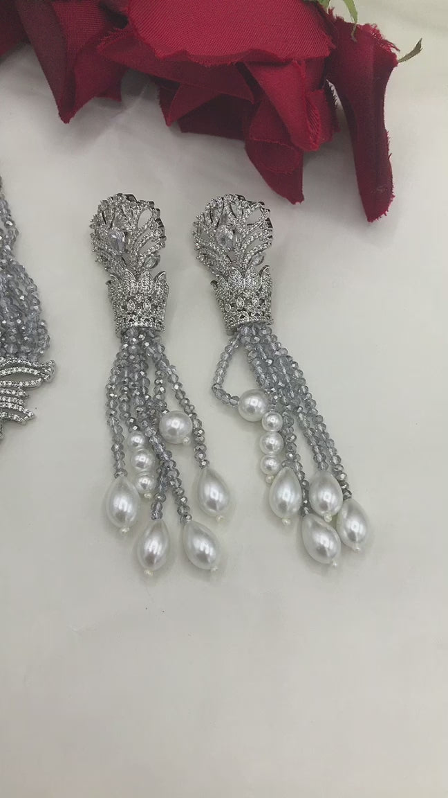 Diamond style long mala